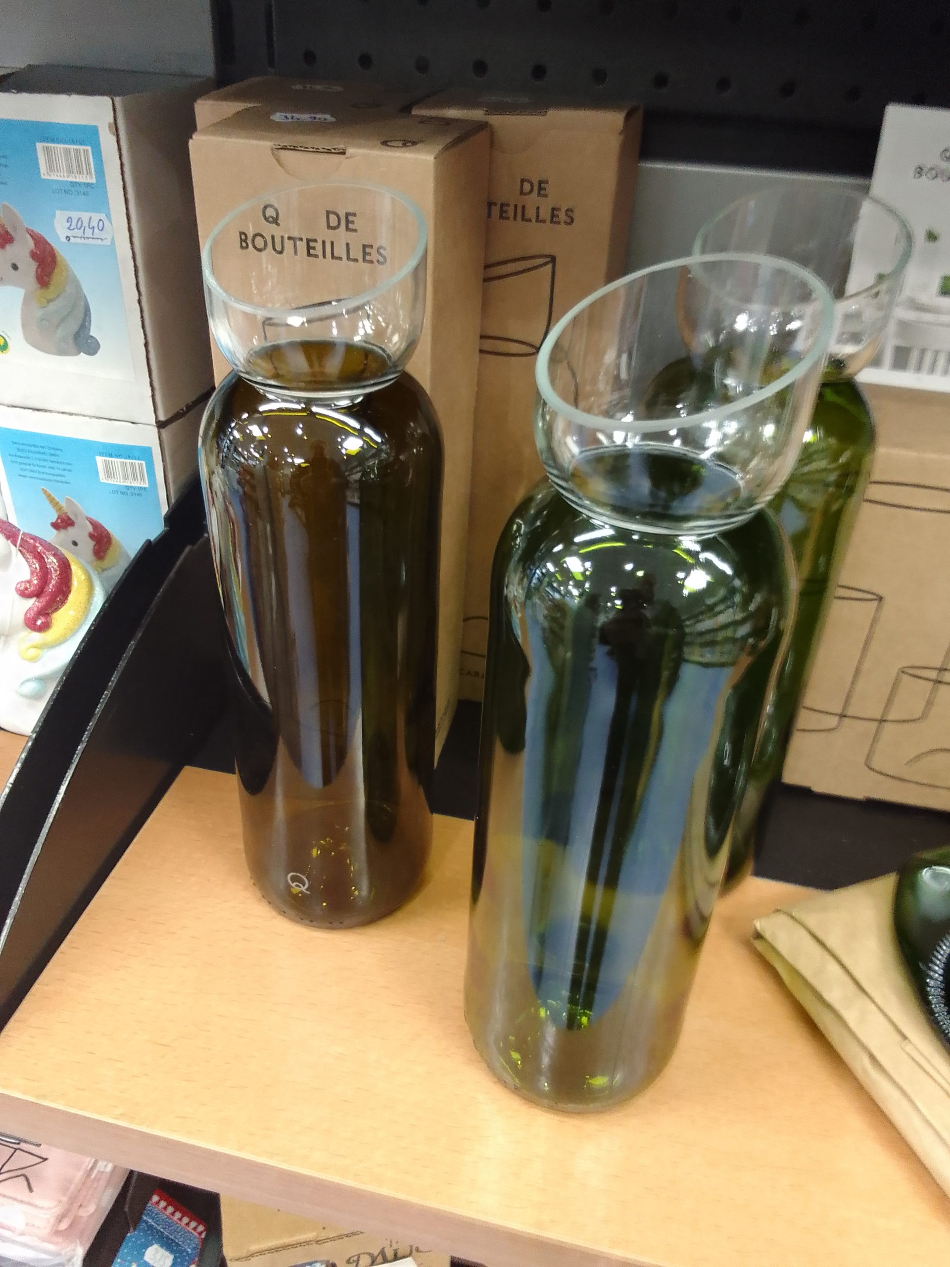 bouteille cul de bouteille